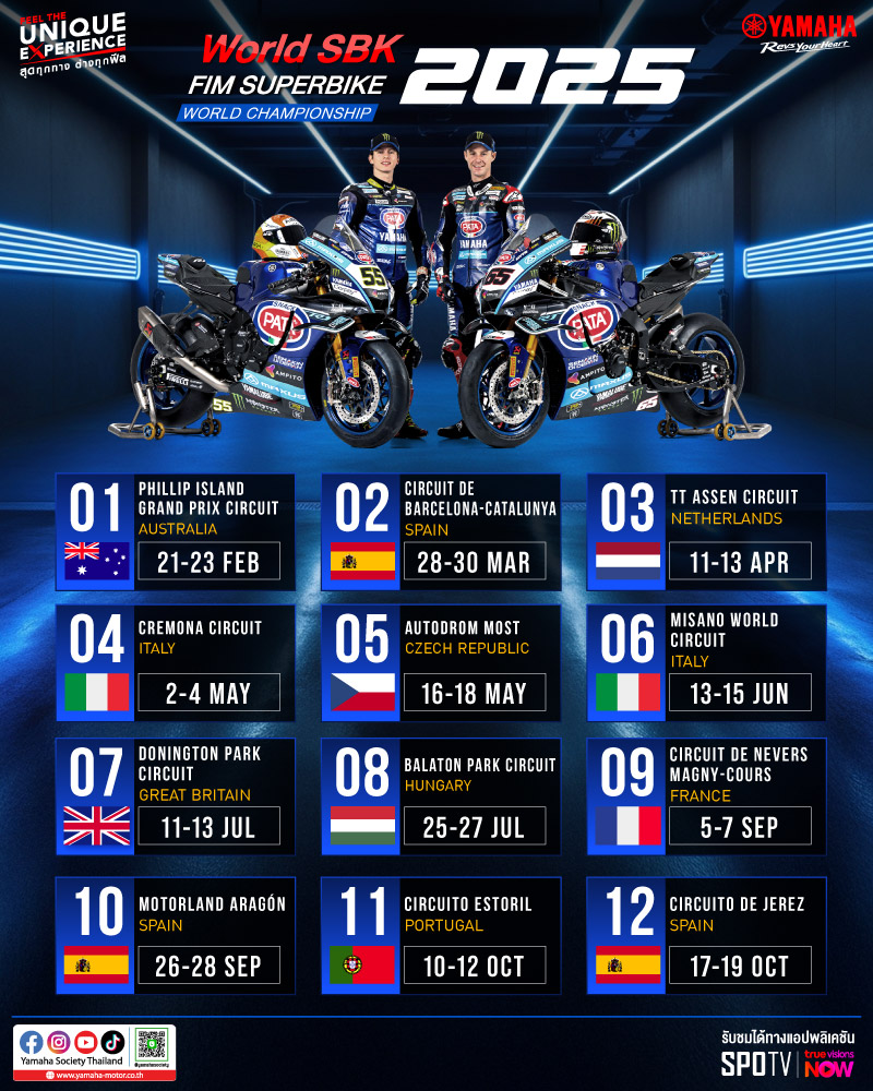 Schedule-WSBK-2025