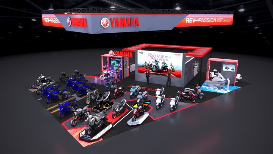 YAMAHA Revs with Passion Booth Motor Expo 2024