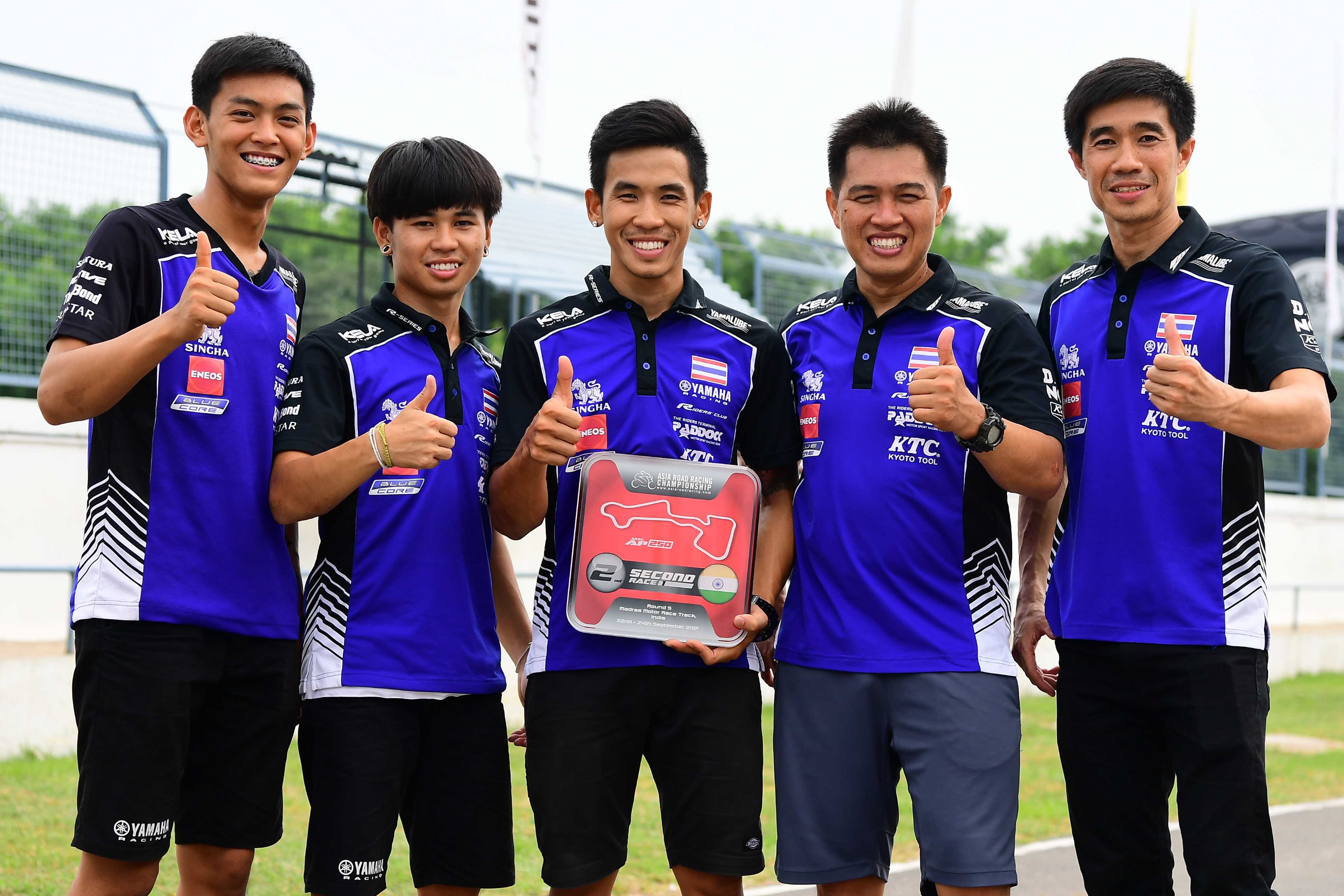 03 ทัพนักบิดไทยยามาฮ่าผงาดยืนโพเดี้ยม ศึกชิงแชมป์เอเชีย สนาม 5