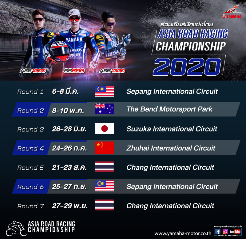 RACE-Schedule-ARRC2020