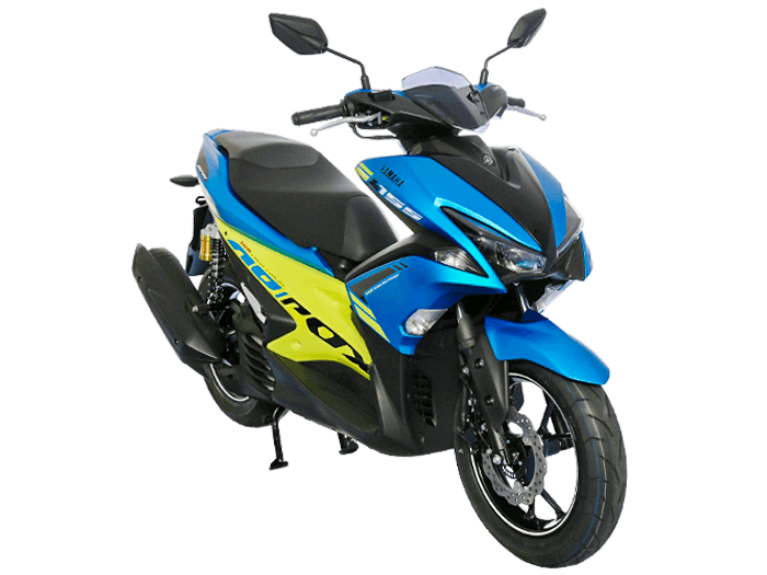 Yamaha Aerox 155 สีน้ำเงิน-เขียว (4)