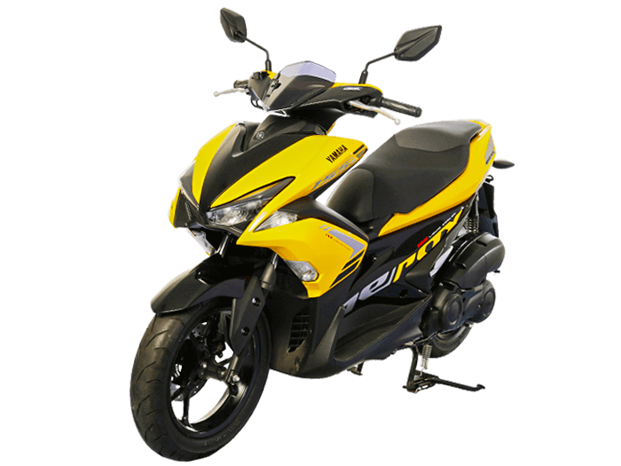 Yamaha Aerox 155 สีเหลือง-ดำ (5)