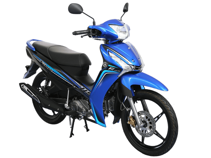 Yamaha FINN สีน้ำเงิน-ดำ-เทา l 3