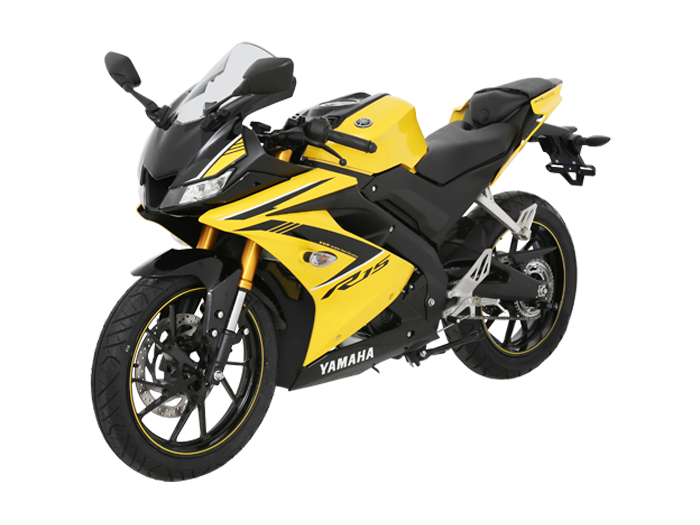 New Yamaha YZF-R15 Yellow-Black  (2)